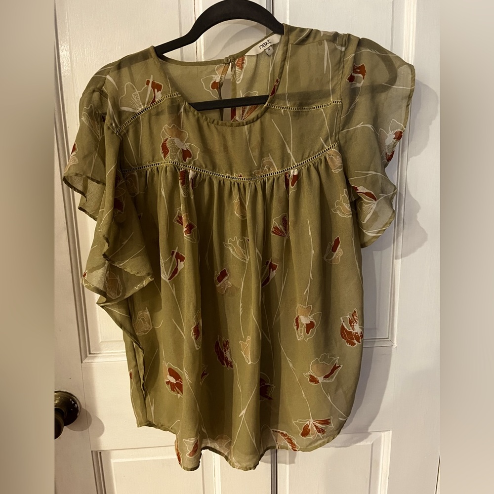 Maeve Ruffle Sleeve Top